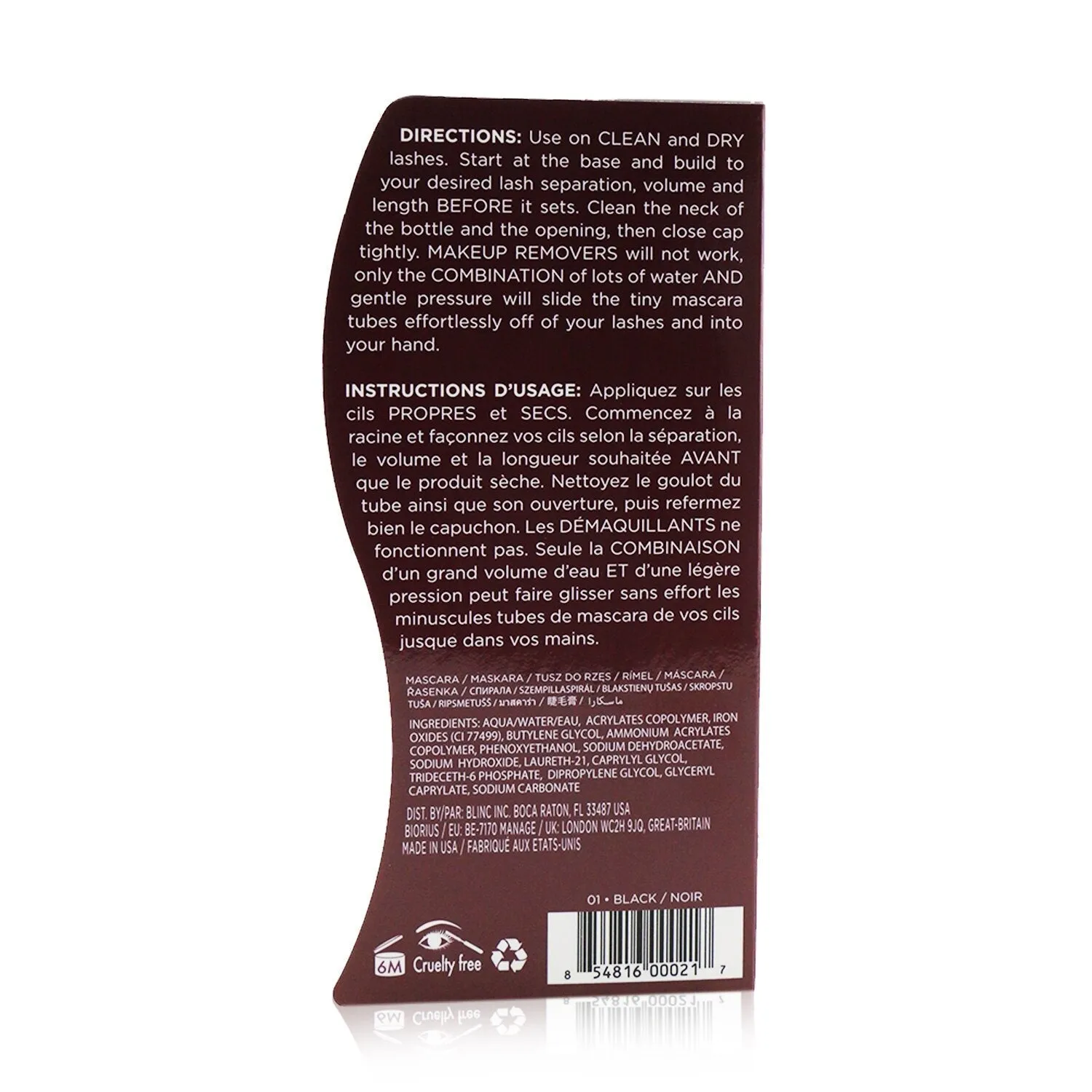 Blinc Tubing Mascara - Black  5ml/0.17oz