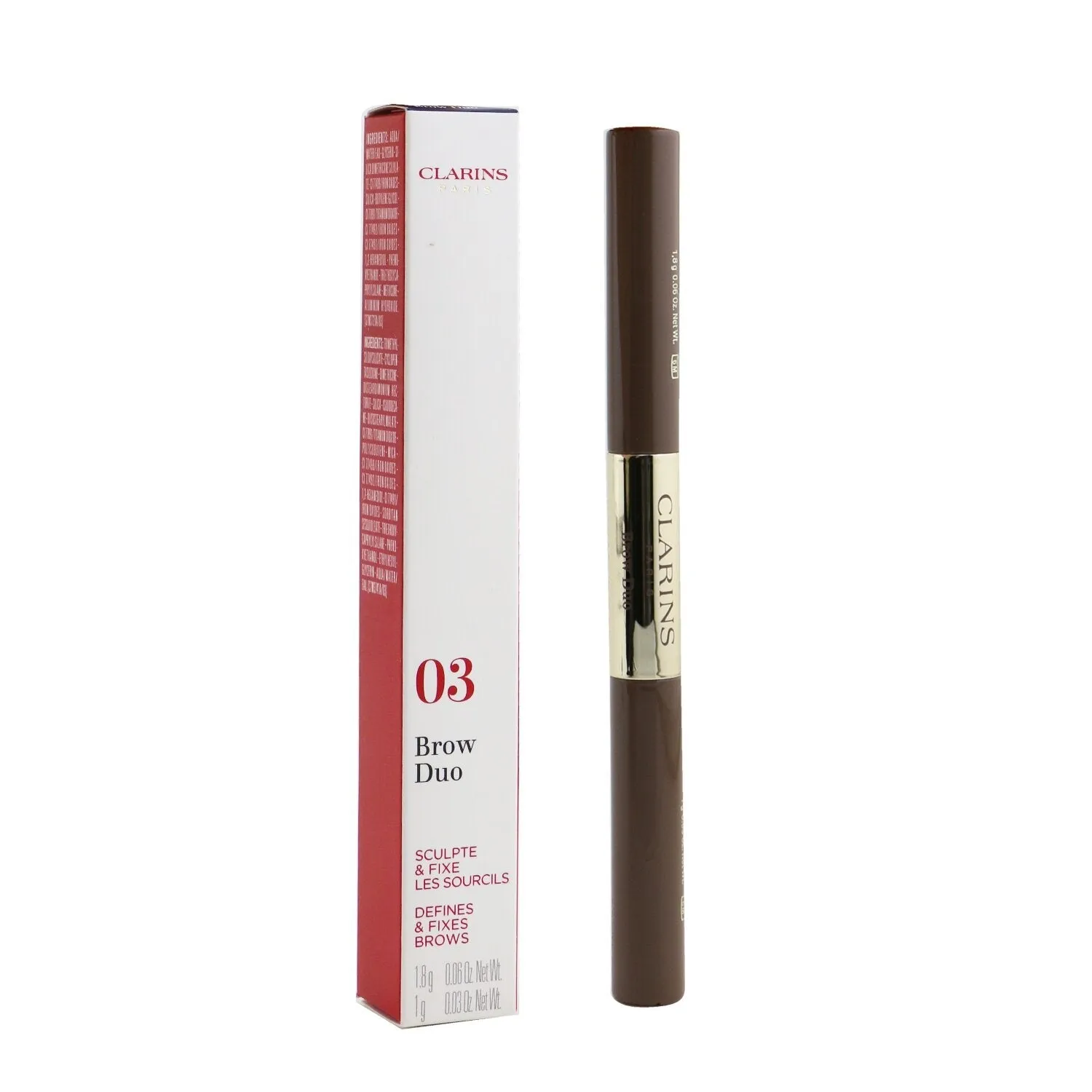 Clarins Brow Duo (1x Brow Pencil. 1x Tinted Mascara) - # 05 Dark Brown  2.8g/0.09oz