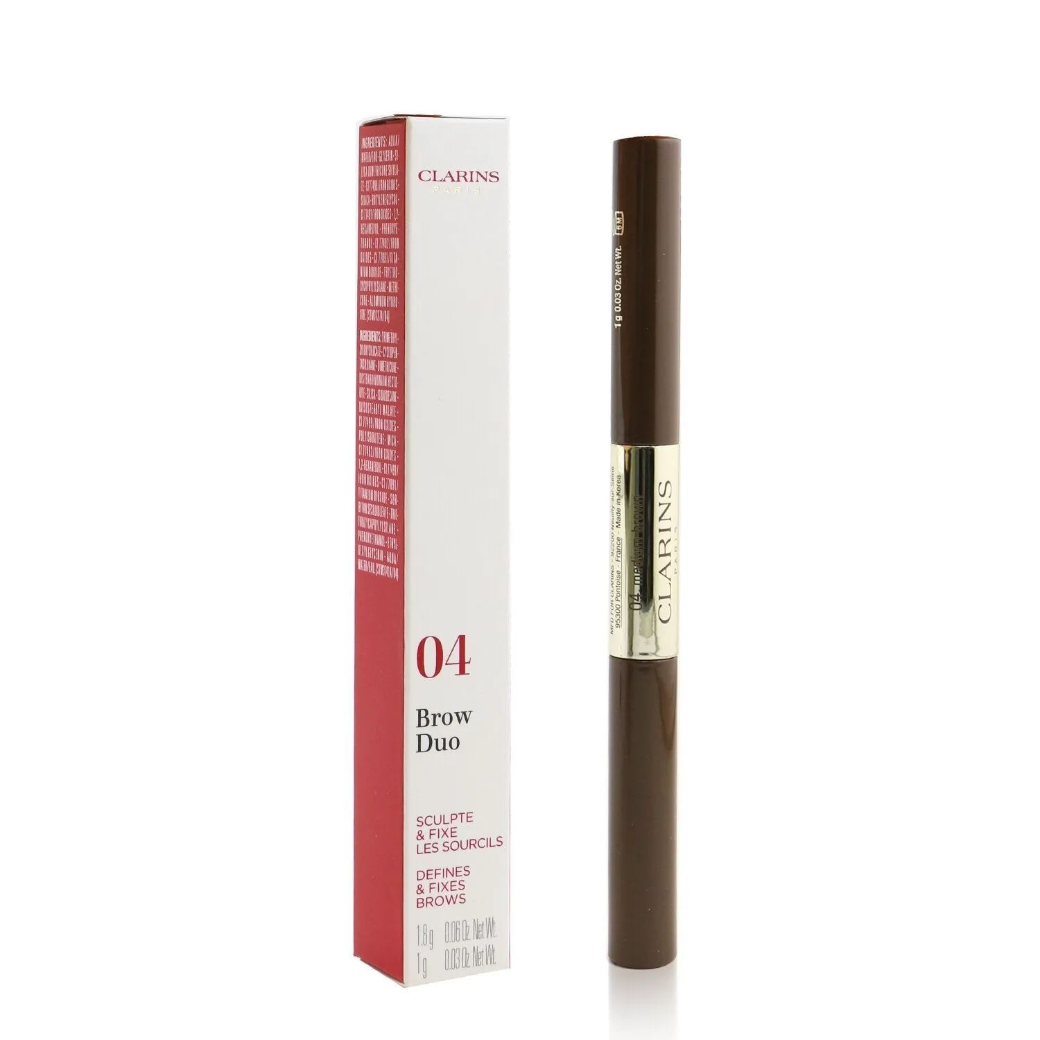Clarins Brow Duo (1x Brow Pencil. 1x Tinted Mascara) - # 05 Dark Brown  2.8g/0.09oz