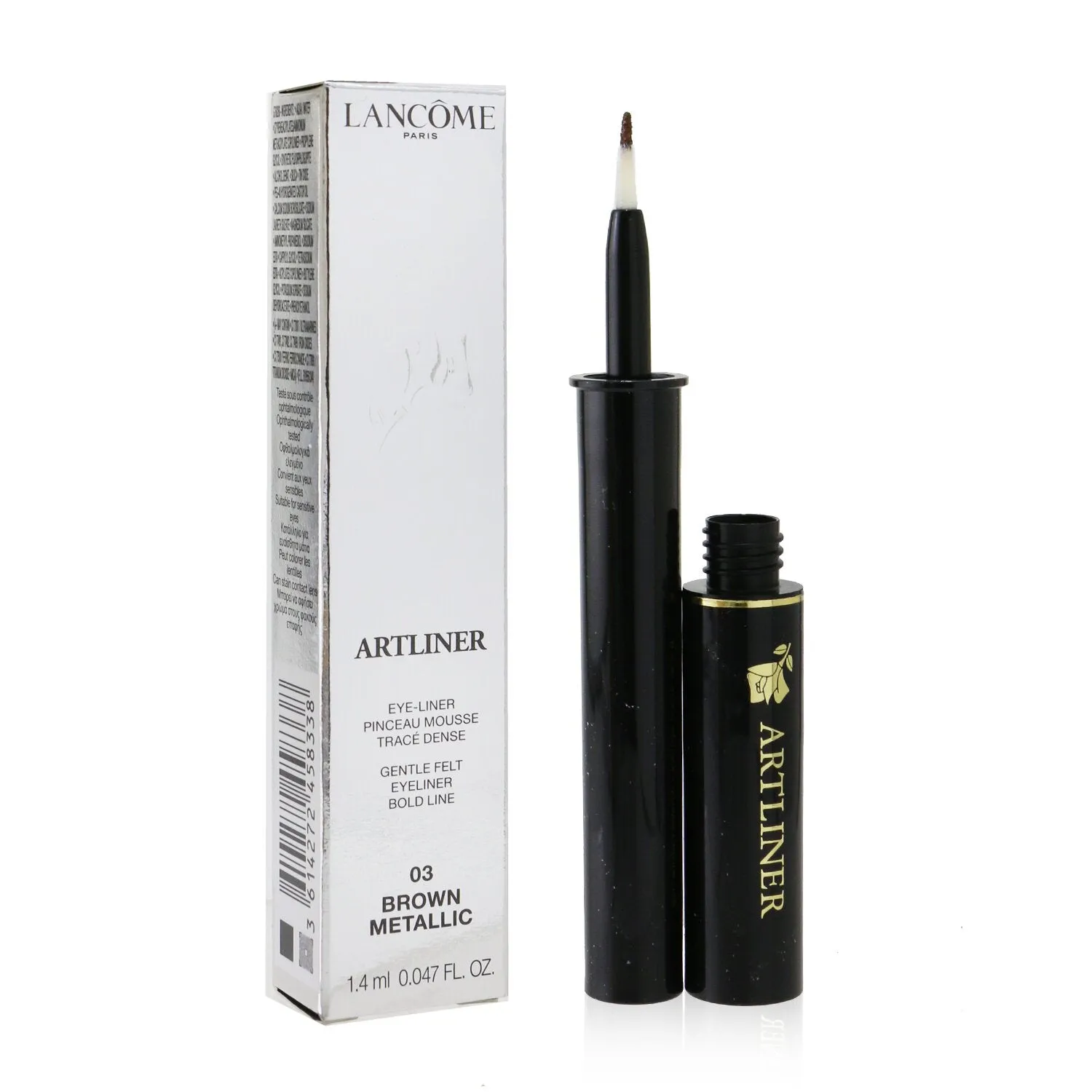 Lancome Artliner Gentle Felt Eyeliner - # 09 Blue Metallic (Unboxed)  1.4ml/0.047oz