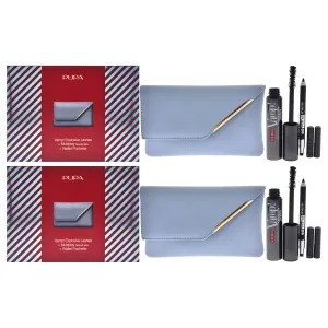Pupa Milano Vamp! Explosive Lashes and Multiply Set - Pack of 2 by Pupa Milano for Women - 3 Pc 0.40oz Vamp! Explosive Lashes Mascara - 110 Black. 0.03oz Multiplay Eye Pencil - 09 Black. Wallet